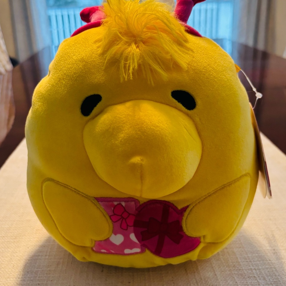 Squishmallows Woodstock Peanuts Yellow Bird Plush Toy Small 6-14" Ages 3+